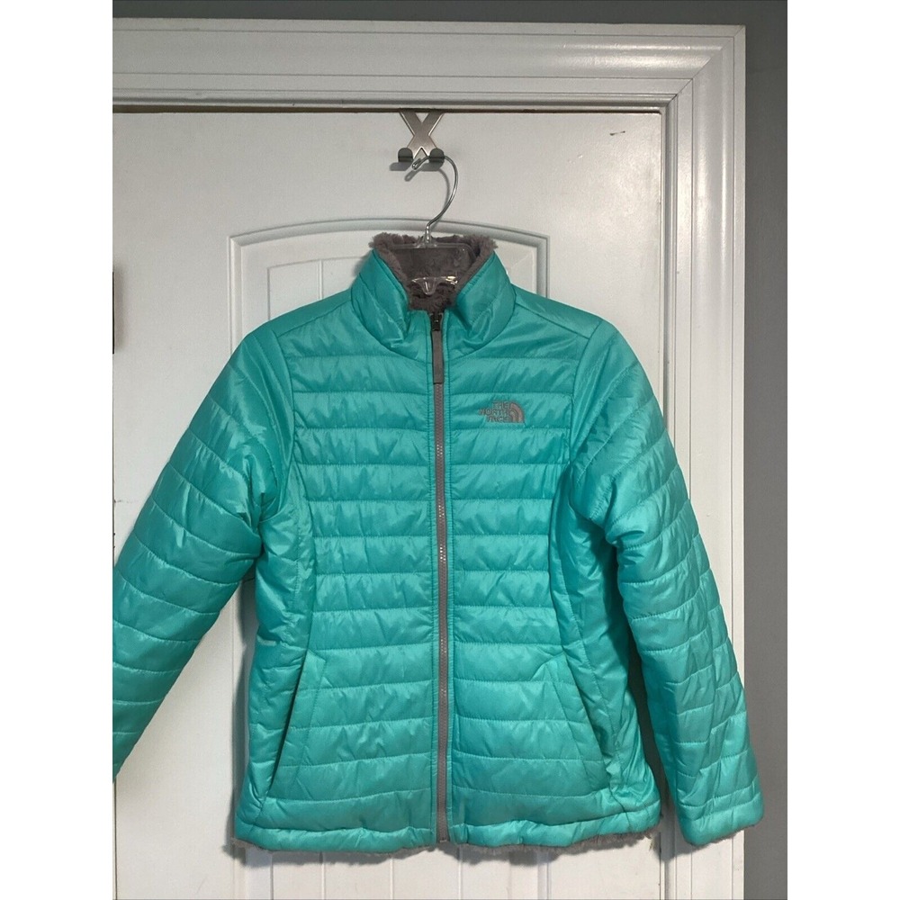 The North Face light green Coat L/G 14-16